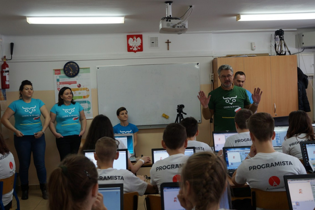 Zamość: Próbowali bić rekord Guinnesa w programowaniu