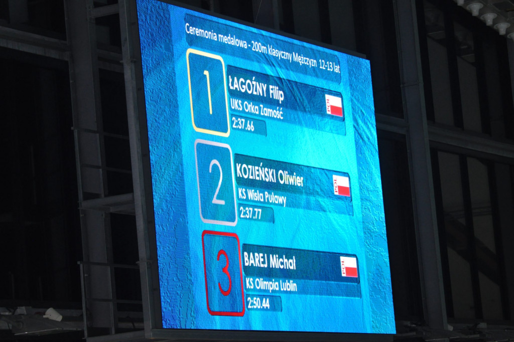 Zamość: Grad medali zawodników Orki