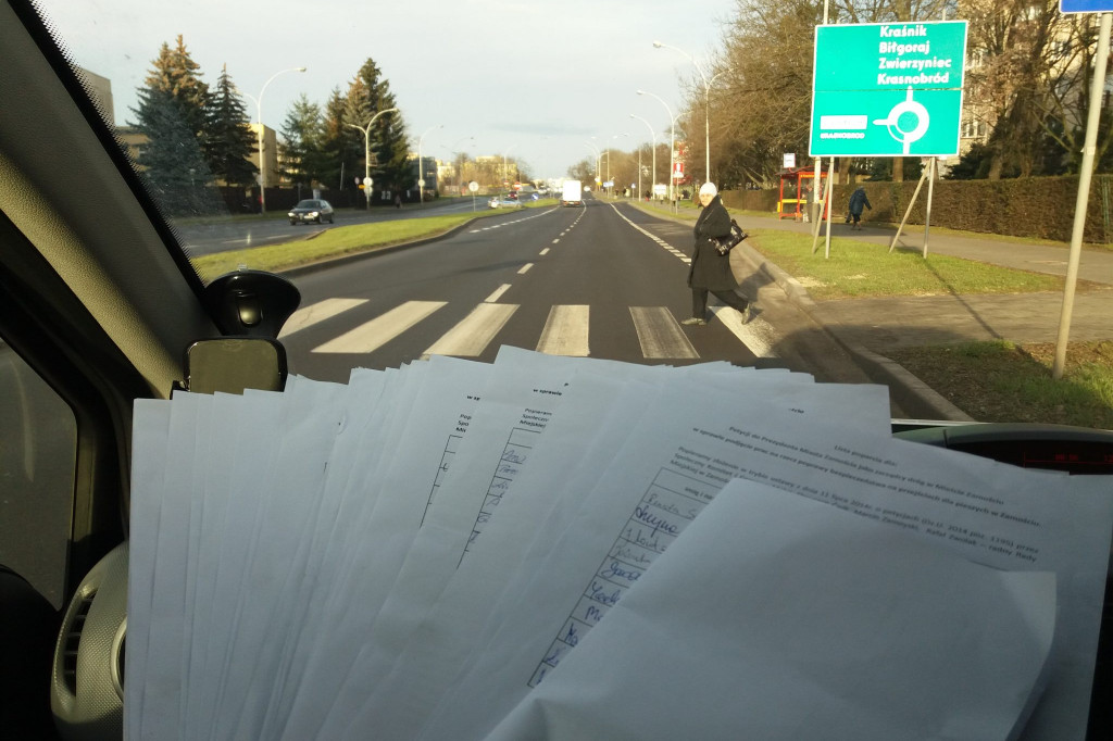 Zamość: Walka o bezpieczne przejścia trwa