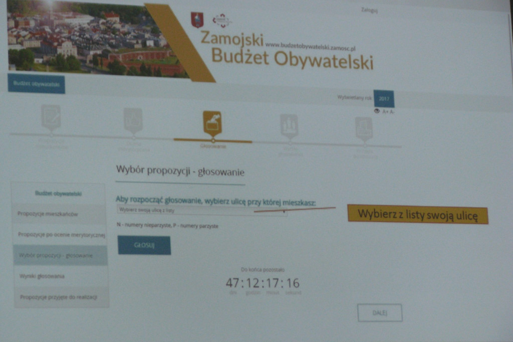 Zamość: Głosowanie na projekty Budżetu Obywatelskiego także przez Internet