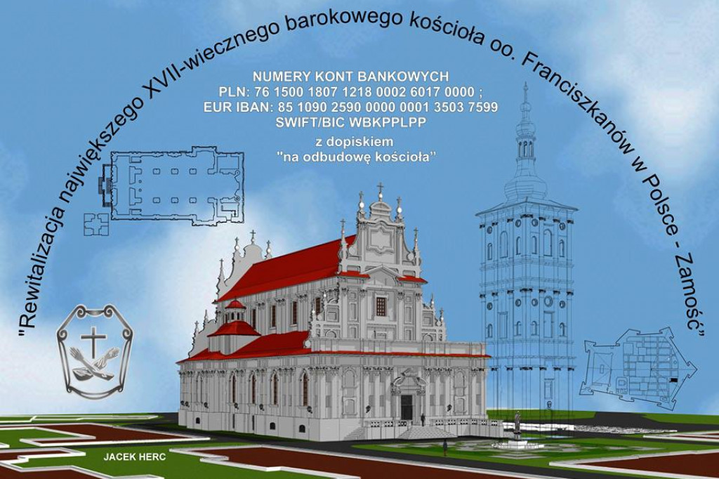 Zamość: Zobacz jak będzie wyglądał kościół franciszkanów [WIZUALIZACJA]