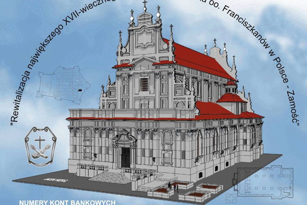 Zamość: Zobacz jak będzie wyglądał kościół franciszkanów [WIZUALIZACJA]
