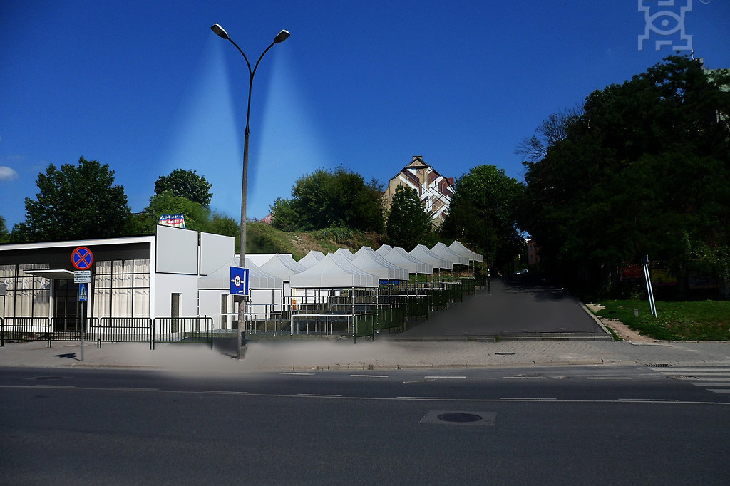 Lublin: Targowisko przy ul. Ruskiej w nowej odsłonie [WIZUALIZACJA]