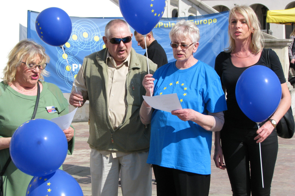 Zamość: Pierwsze urodziny Pulse of Europe
