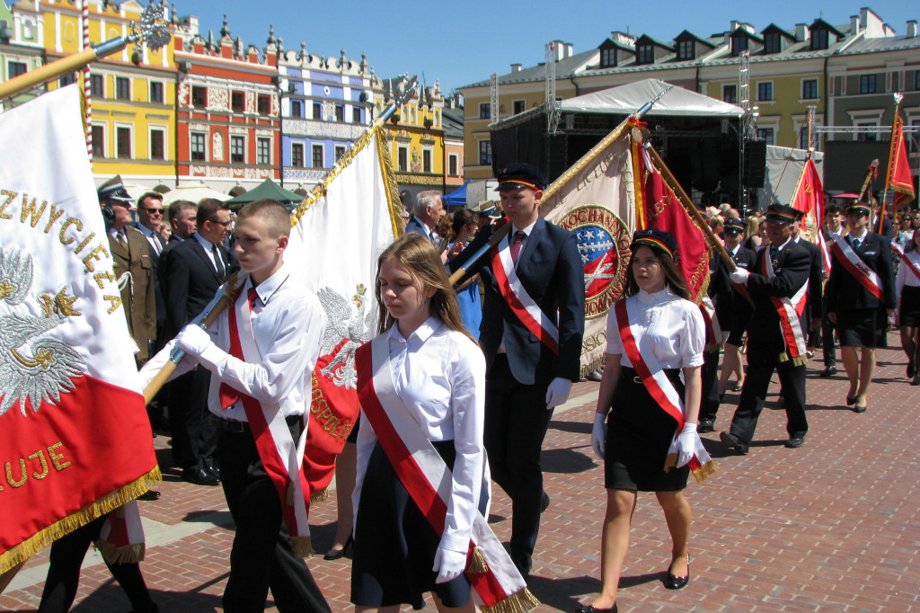 Zamość: Wiwat Konstytucja 3 Maja! [FOTO]