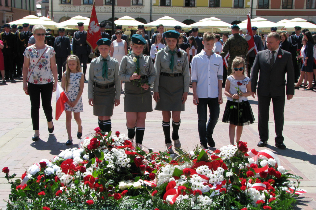 Zamość: Wiwat Konstytucja 3 Maja! [FOTO]