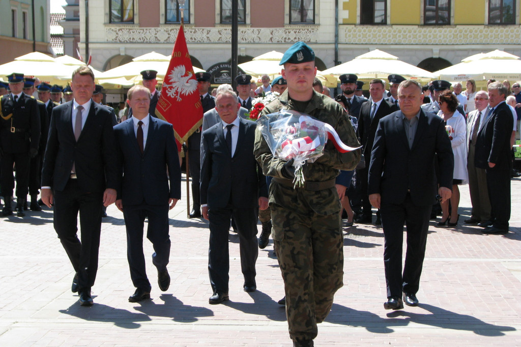 Zamość: Wiwat Konstytucja 3 Maja! [FOTO]