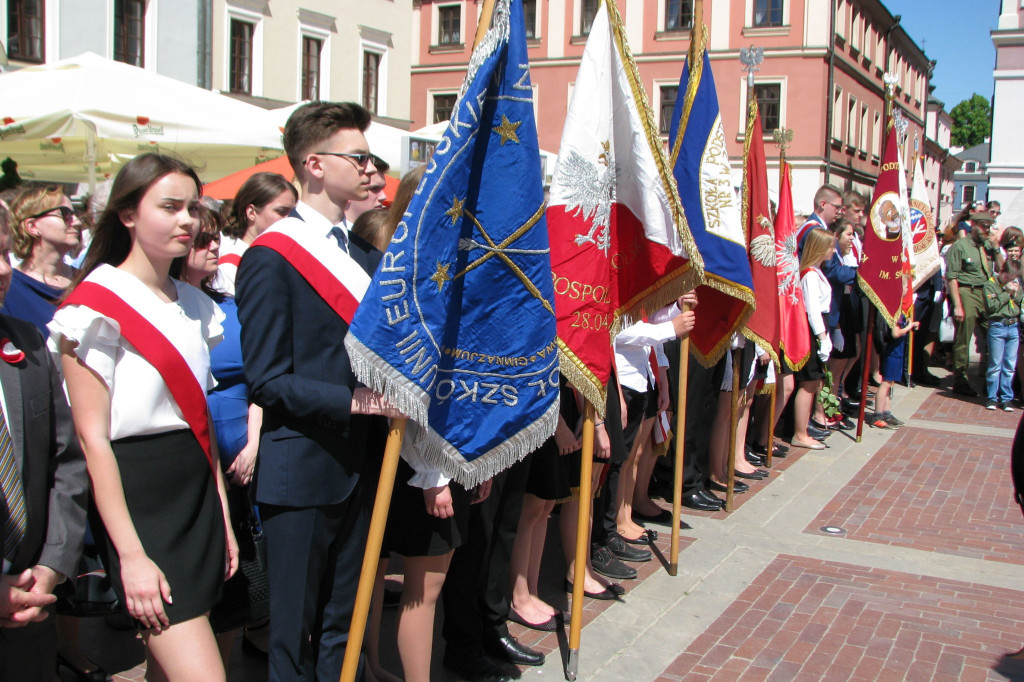 Zamość: Wiwat Konstytucja 3 Maja! [FOTO]