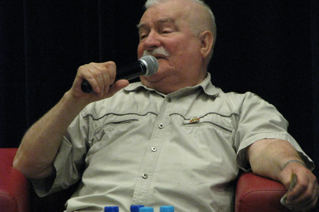 Lech Wałęsa w Zamościu [VIDEO, FOTO]