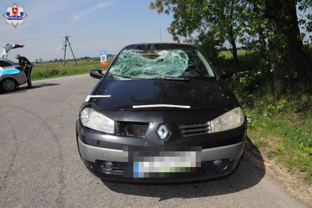 Borowina Sitaniecka: Potrącił rowerzystkę. 17-latka w szpitalu