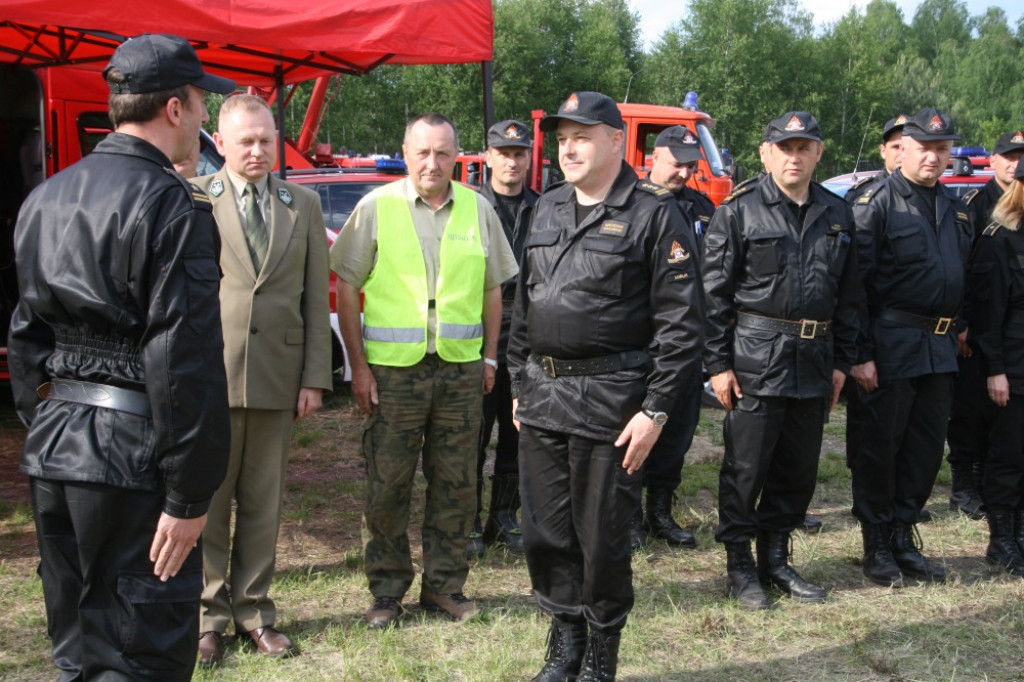 Zwierzyniec: Strażacy ćwiczyli w lesie [FOTO]