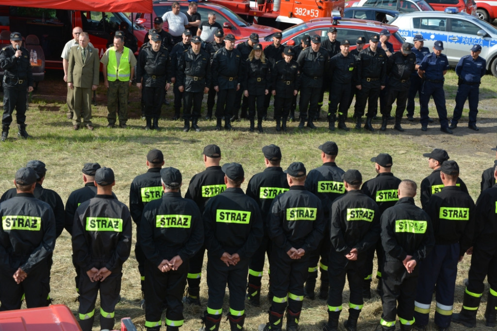 Zwierzyniec: Strażacy ćwiczyli w lesie [FOTO]