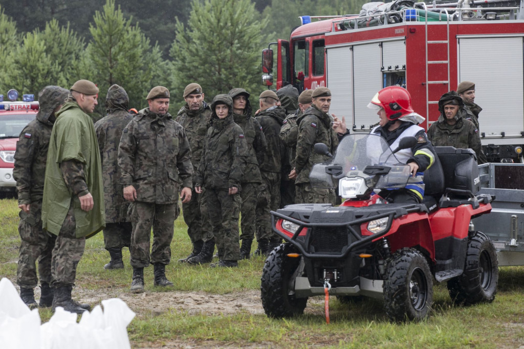 Pow. Biłgorajski: Terytorialsi na szkoleniu zgrywającym służb ratowniczych 