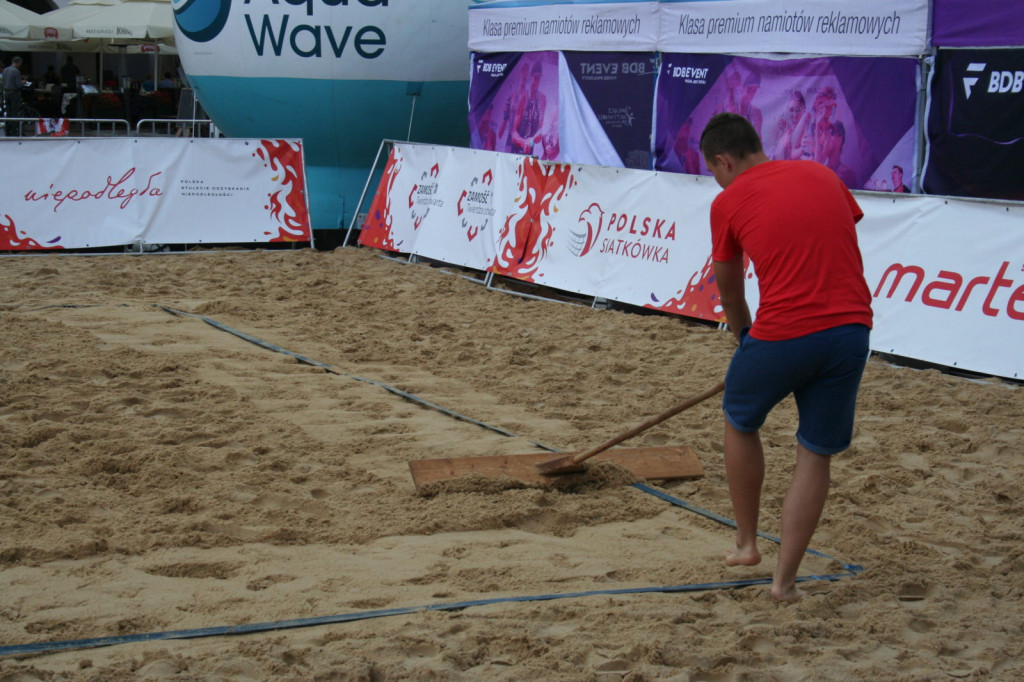 Zamość: Plaża Open z burzą w tle [FOTO]