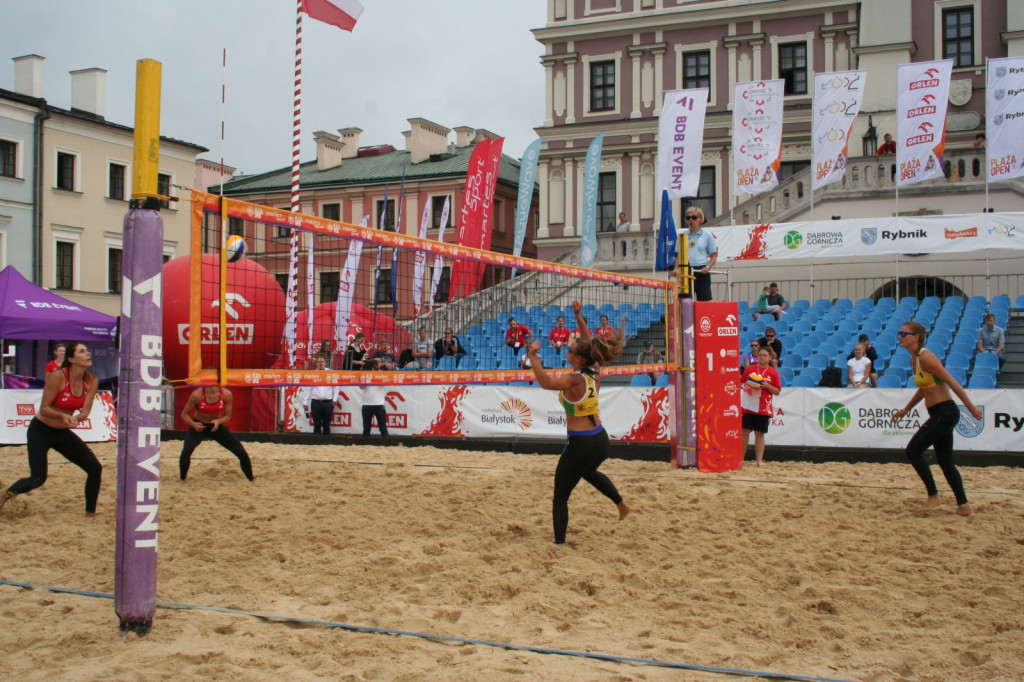 Zamość: Trwają Mistrzostwa Polski Kobiet i Mężczyzn w siatkówce plażowej [FOTO, PROGRAM]