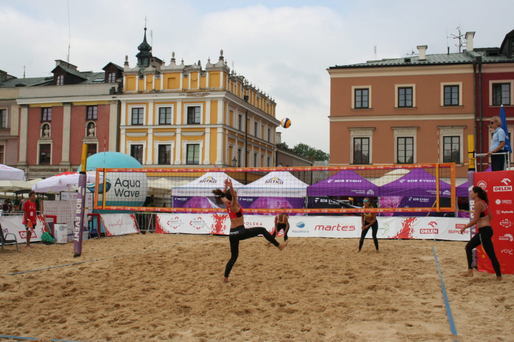 Zamość: Trwają Mistrzostwa Polski Kobiet i Mężczyzn w siatkówce plażowej [FOTO, PROGRAM]