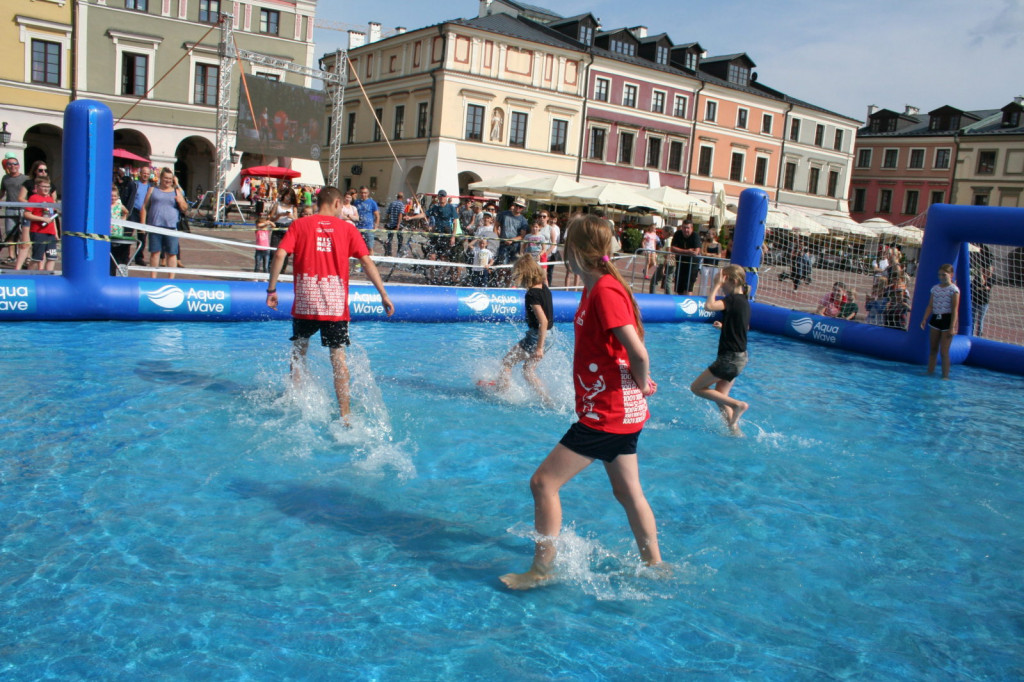 Zamość: Kwalifikacje mistrzostw Polski w siatkówce plażowej i mundial na wodzie [WYNIKI, FOTO]