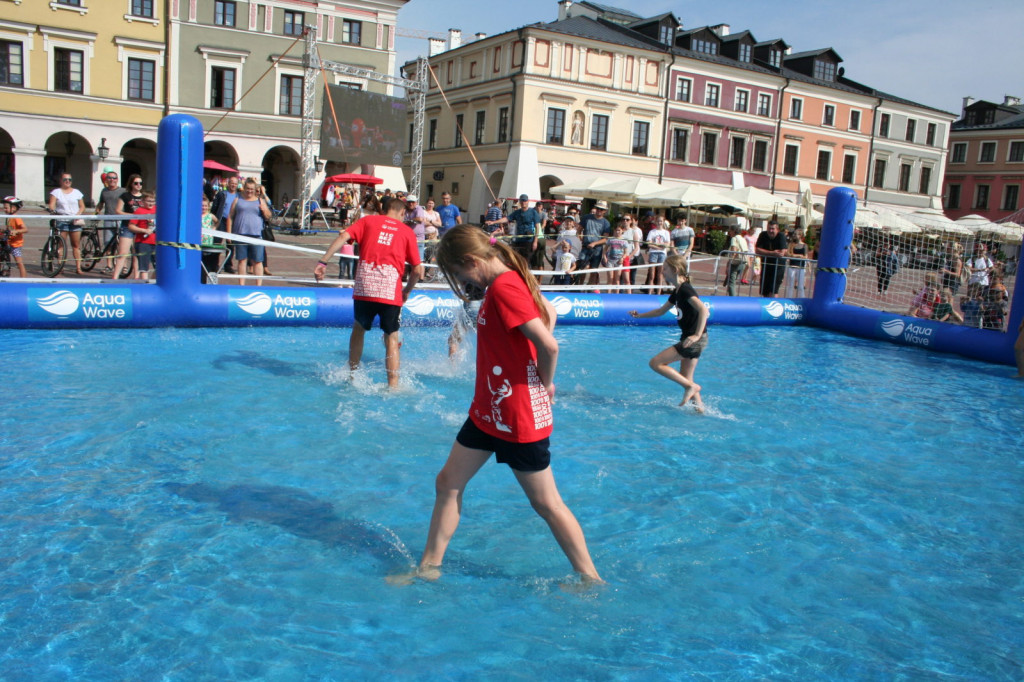 Zamość: Kwalifikacje mistrzostw Polski w siatkówce plażowej i mundial na wodzie [WYNIKI, FOTO]