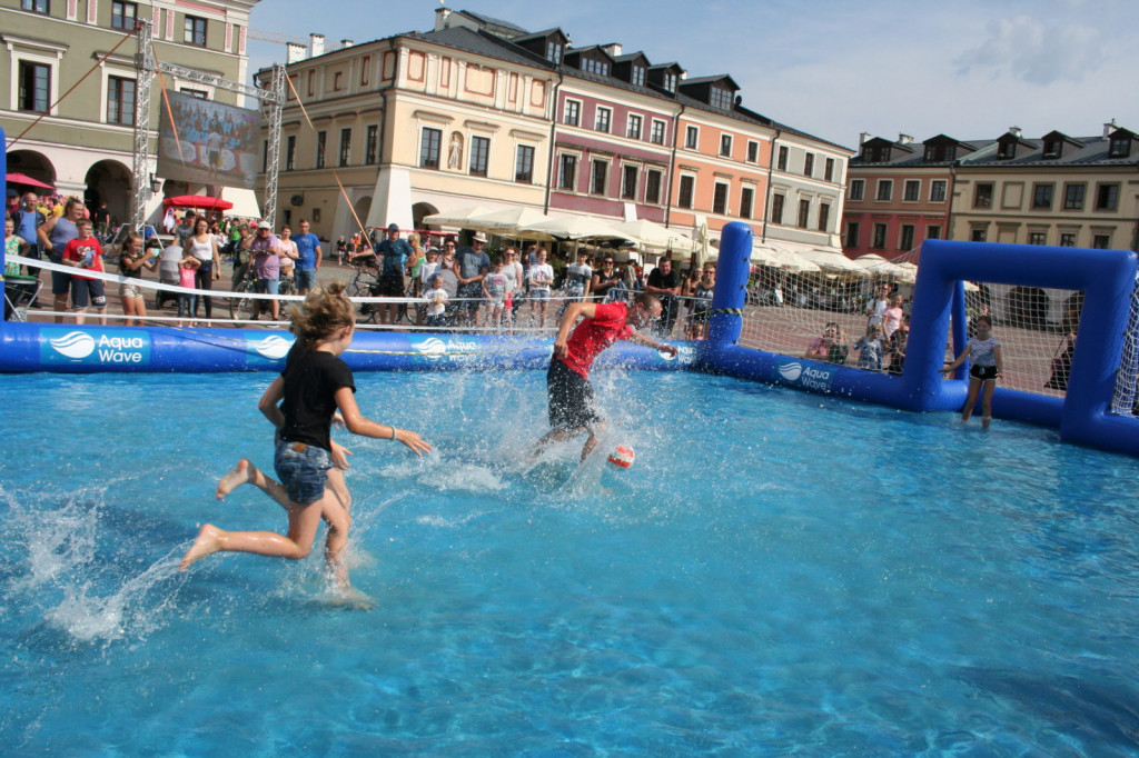 Zamość: Kwalifikacje mistrzostw Polski w siatkówce plażowej i mundial na wodzie [WYNIKI, FOTO]