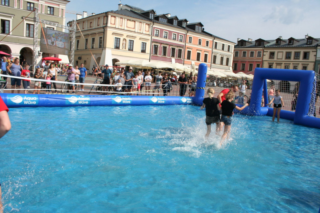 Zamość: Kwalifikacje mistrzostw Polski w siatkówce plażowej i mundial na wodzie [WYNIKI, FOTO]