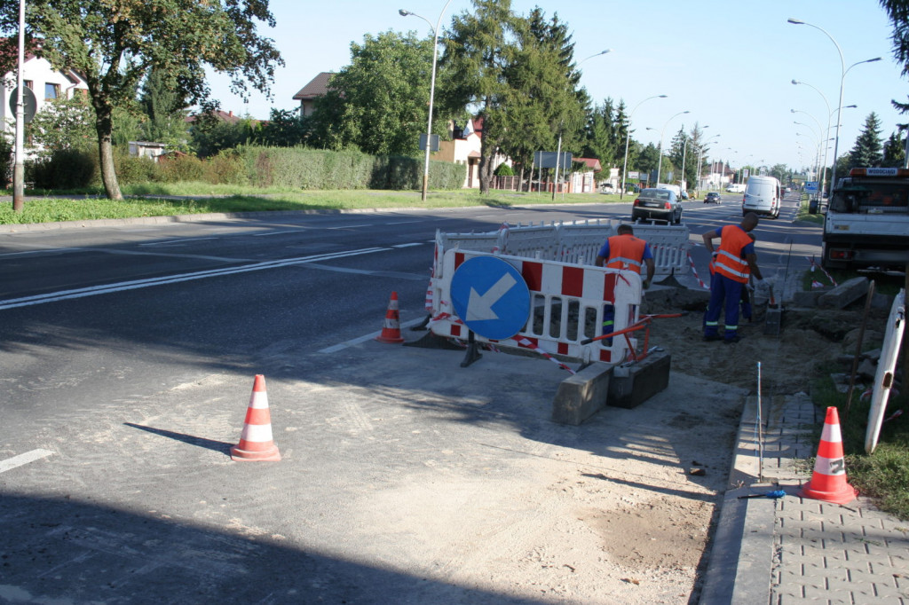 Zamość: Utrudnienia na ulicy Lubelskiej