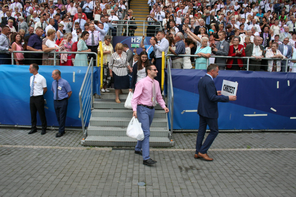 Lublin: Chrzest na stadionie [FOTO]