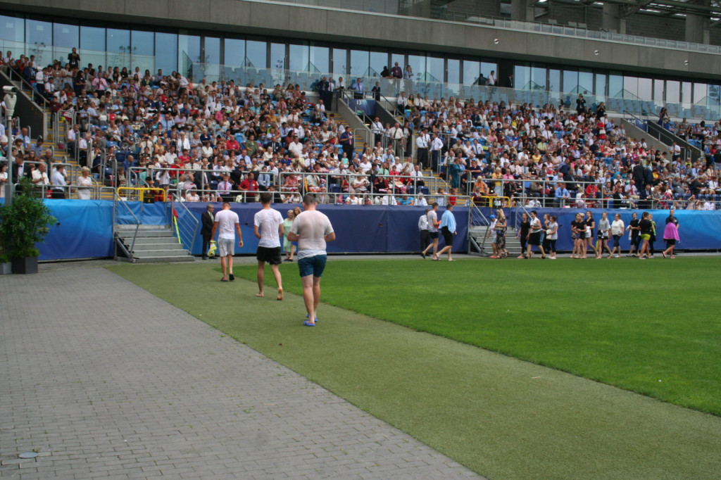 Lublin: Chrzest na stadionie [FOTO]