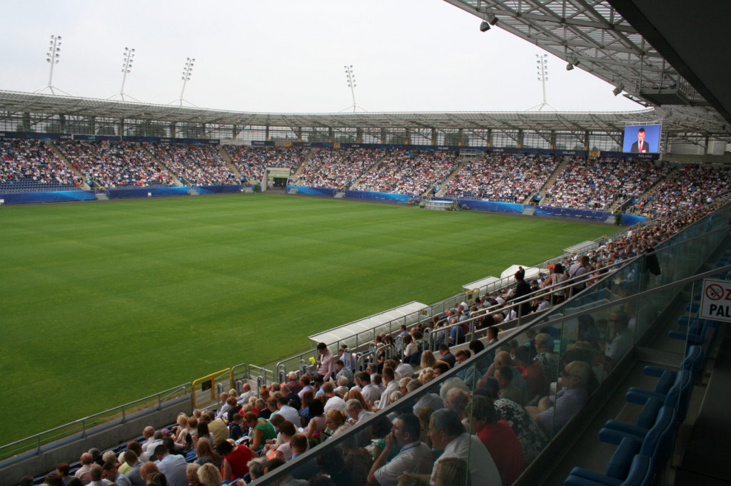 Lublin: Chrzest na stadionie [FOTO]