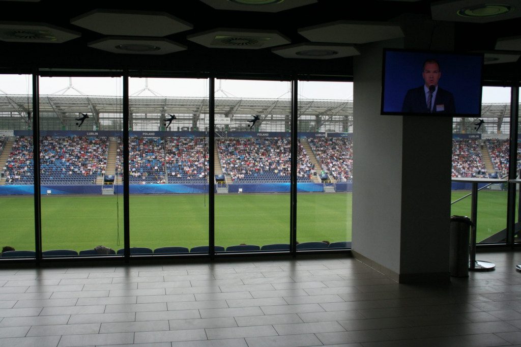 Lublin: Chrzest na stadionie [FOTO]