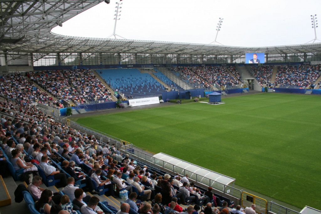 Lublin: Chrzest na stadionie [FOTO]