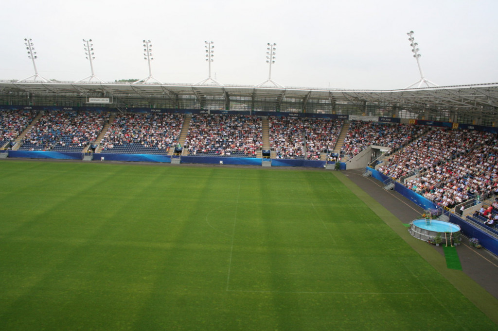 Lublin: Chrzest na stadionie [FOTO]