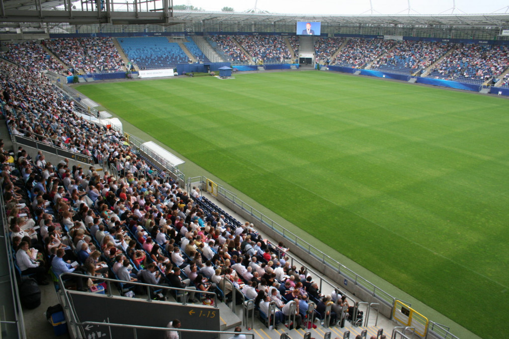 Lublin: Chrzest na stadionie [FOTO]