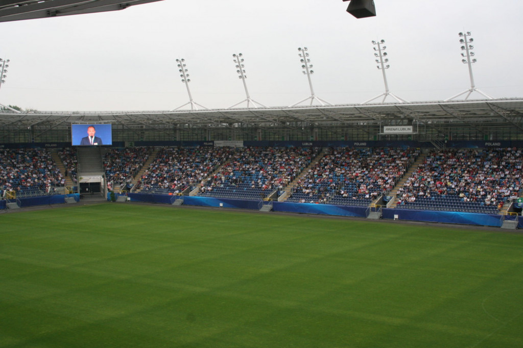 Lublin: Chrzest na stadionie [FOTO]