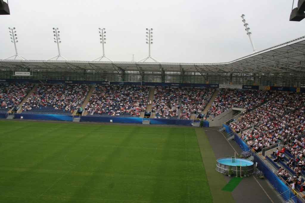 Lublin: Chrzest na stadionie [FOTO]