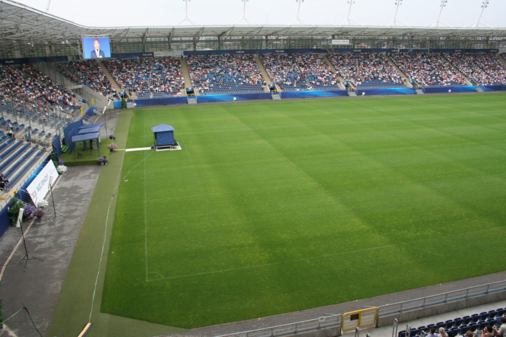 Lublin: Chrzest na stadionie [FOTO]