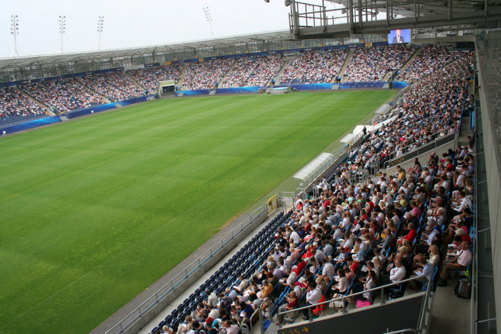 Lublin: Chrzest na stadionie [FOTO]