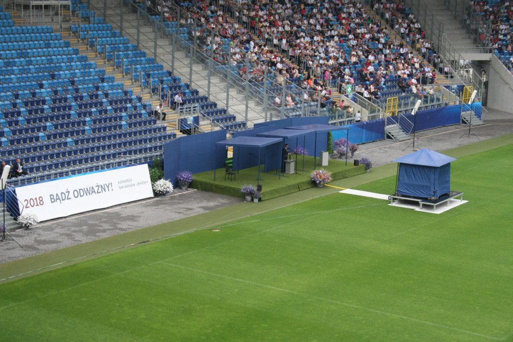 Lublin: Chrzest na stadionie [FOTO]