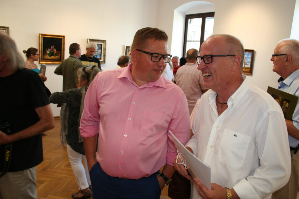 Zamość: Malarstwo Rafała Olbińskiego w BWA [FOTO][aktualizacja - VIDEO]