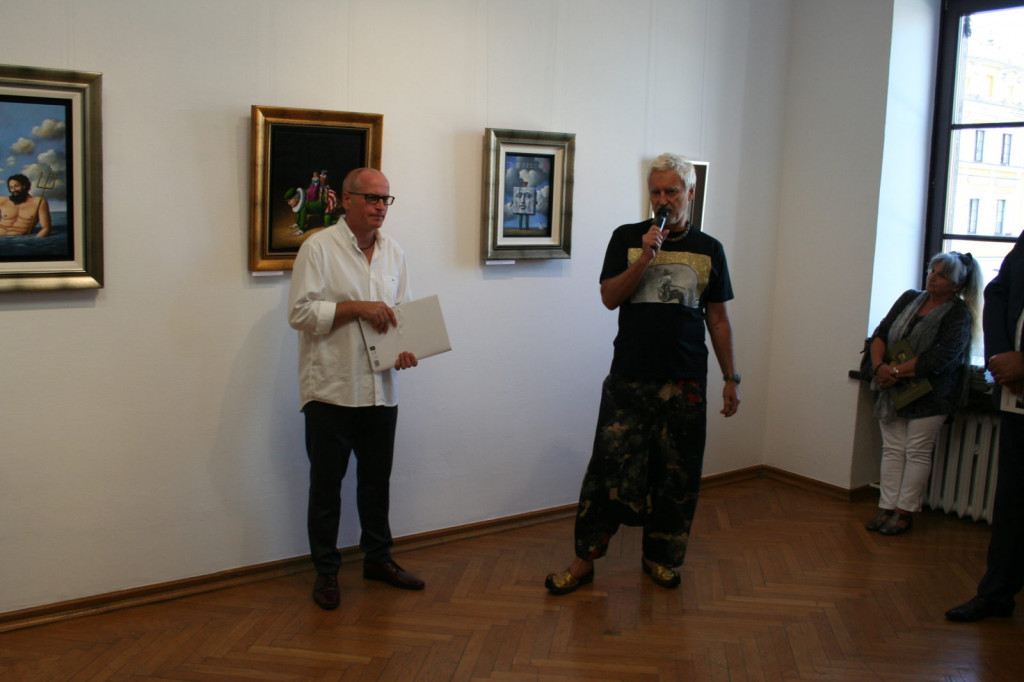 Zamość: Malarstwo Rafała Olbińskiego w BWA [FOTO][aktualizacja - VIDEO]