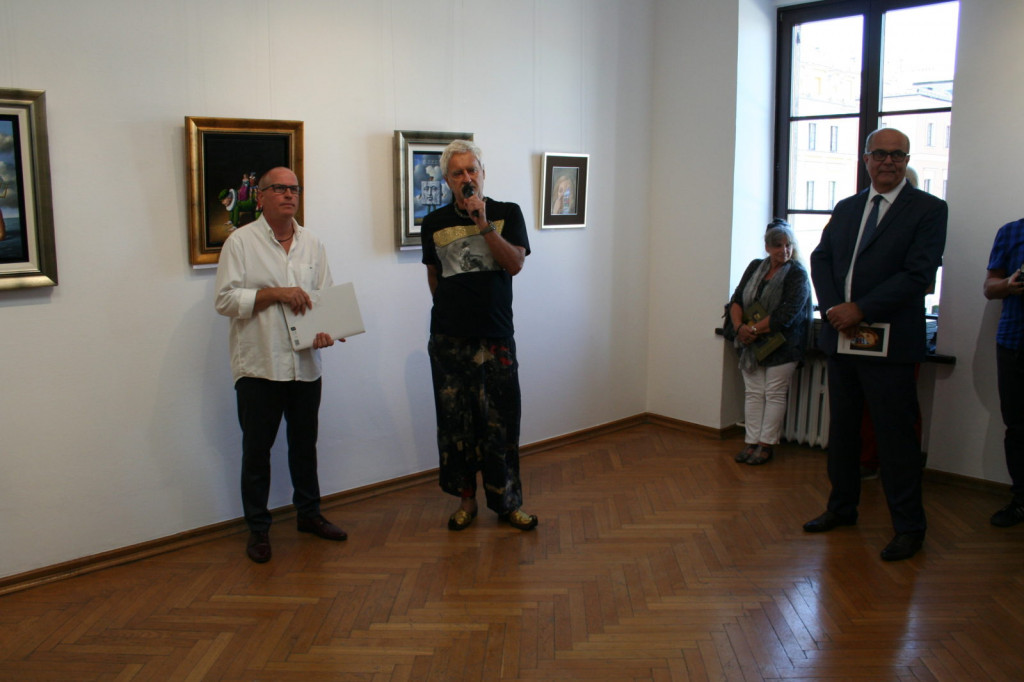 Zamość: Malarstwo Rafała Olbińskiego w BWA [FOTO][aktualizacja - VIDEO]