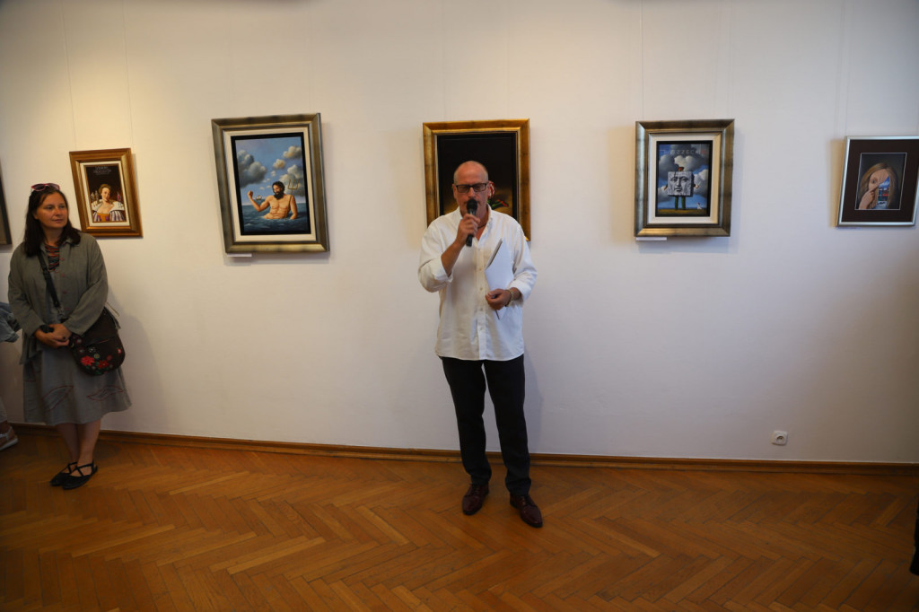 Zamość: Malarstwo Rafała Olbińskiego w BWA [FOTO][aktualizacja - VIDEO]