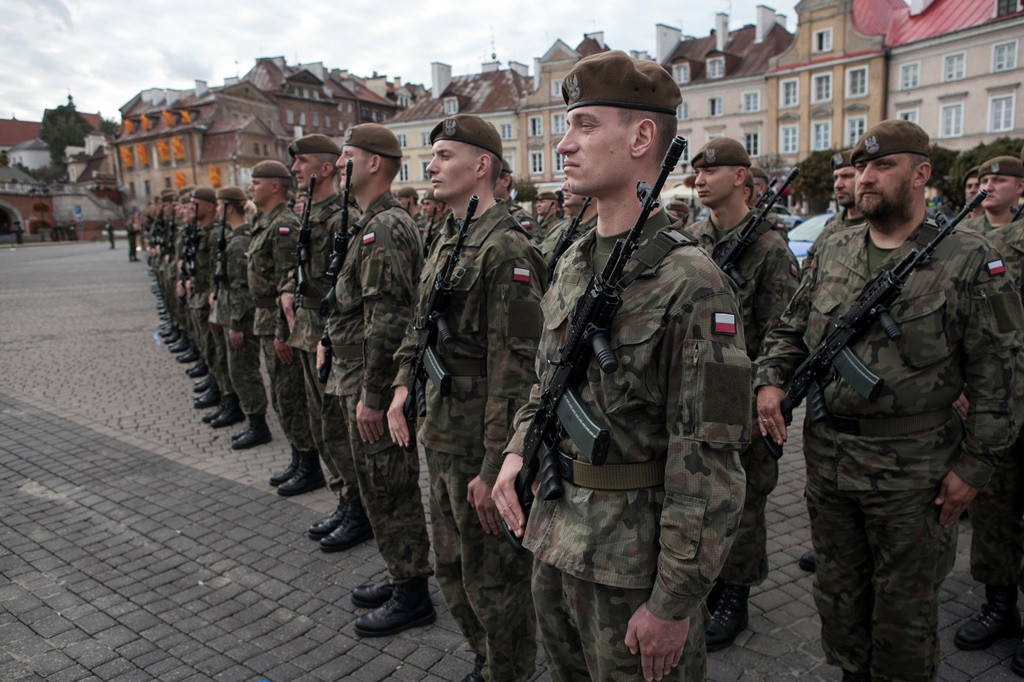 Lublin: Przysięga lubelskich Terytorialsów w setną rocznicę  urodzin Zapory