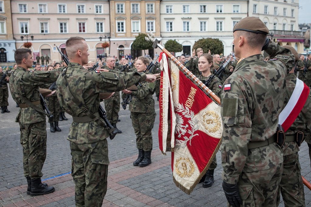Lublin: Przysięga lubelskich Terytorialsów w setną rocznicę  urodzin Zapory