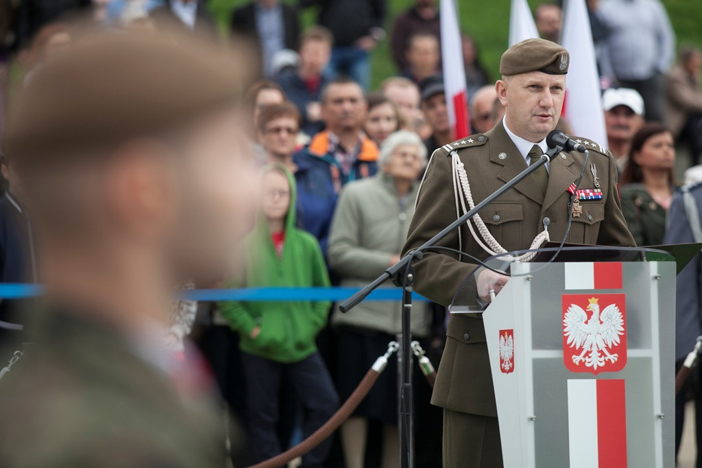 Lublin: Przysięga lubelskich Terytorialsów w setną rocznicę  urodzin Zapory
