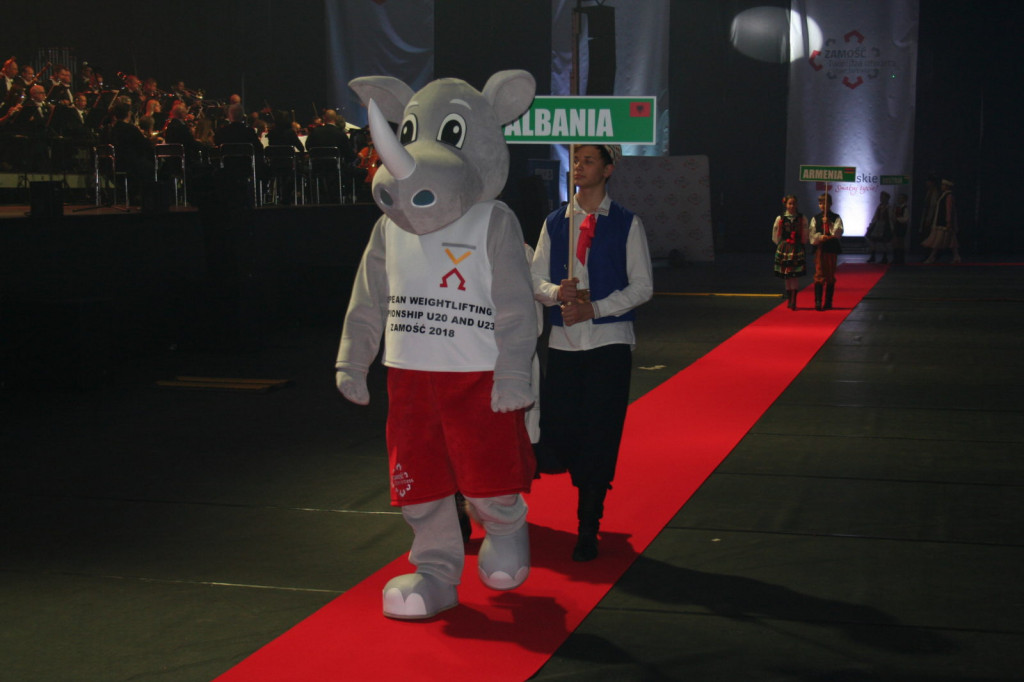Zamość: Ceremonia otwarcia Mistrzostw Europy U20 i U23 [Zamojszczyzna, Namysłowiacy, Night Rider Symphony - FOTO]
