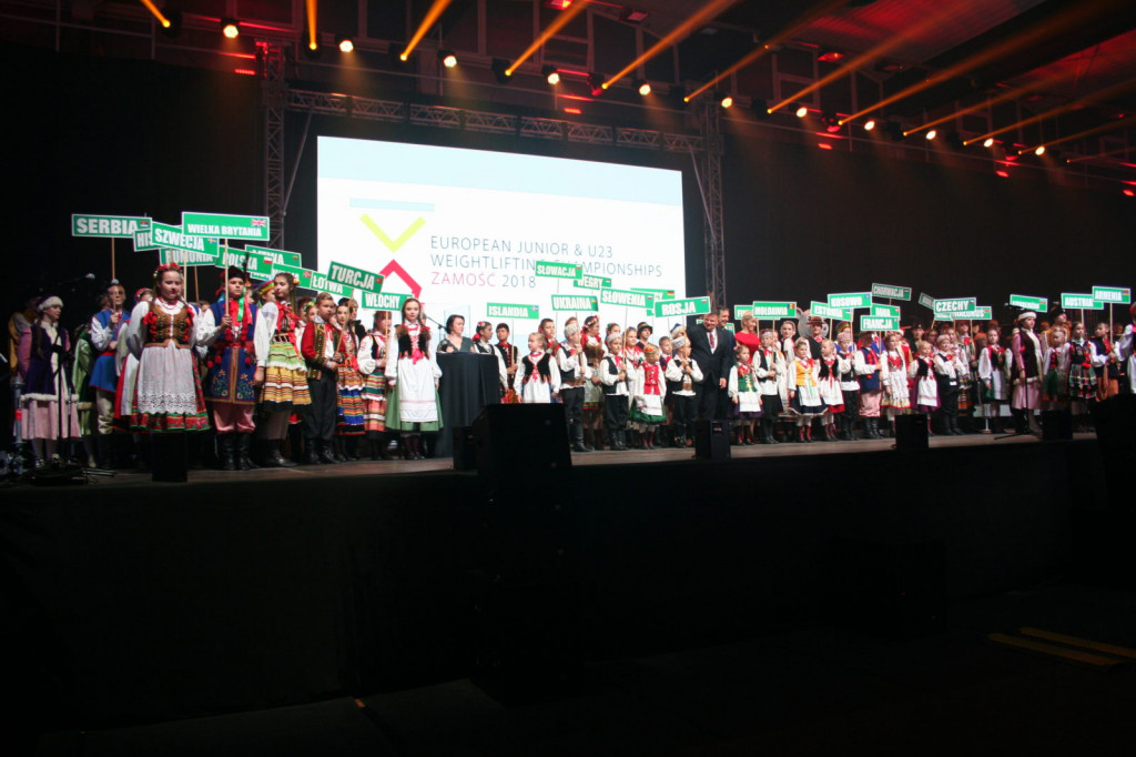 Zamość: Ceremonia otwarcia Mistrzostw Europy U20 i U23 [Zamojszczyzna, Namysłowiacy, Night Rider Symphony - FOTO]