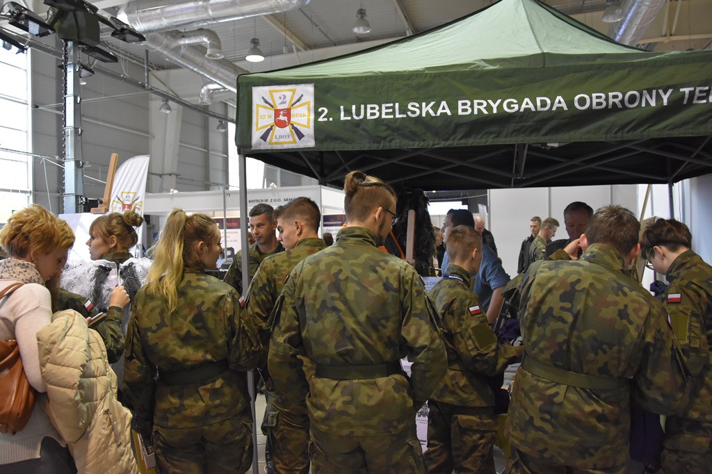 Lublin: Terytorialsi prezentują nowoczesny sprzęt na Targach Ochrony Granic