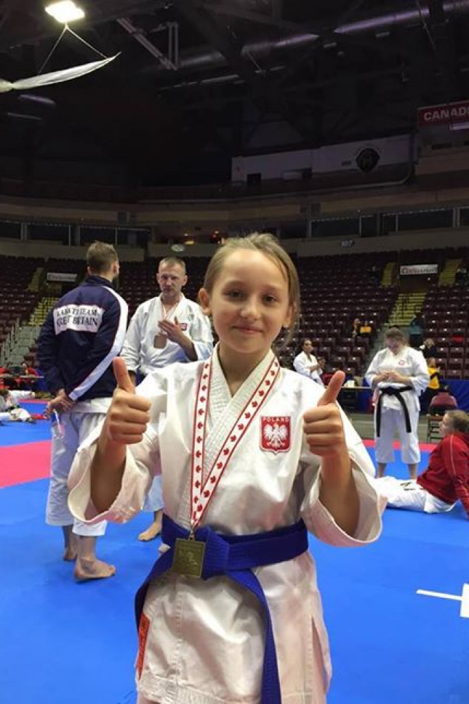 Wiktoria Wikira zdobyła trzy złote medale na Pucharze Świata Dzieci w Karate Tradycyjnym