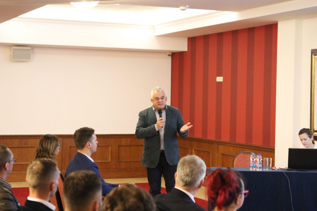 Zamość: Zbigniew Chołyk i Piotr Kuśmierzak na spotkaniu Biznes Lubelskie 2018