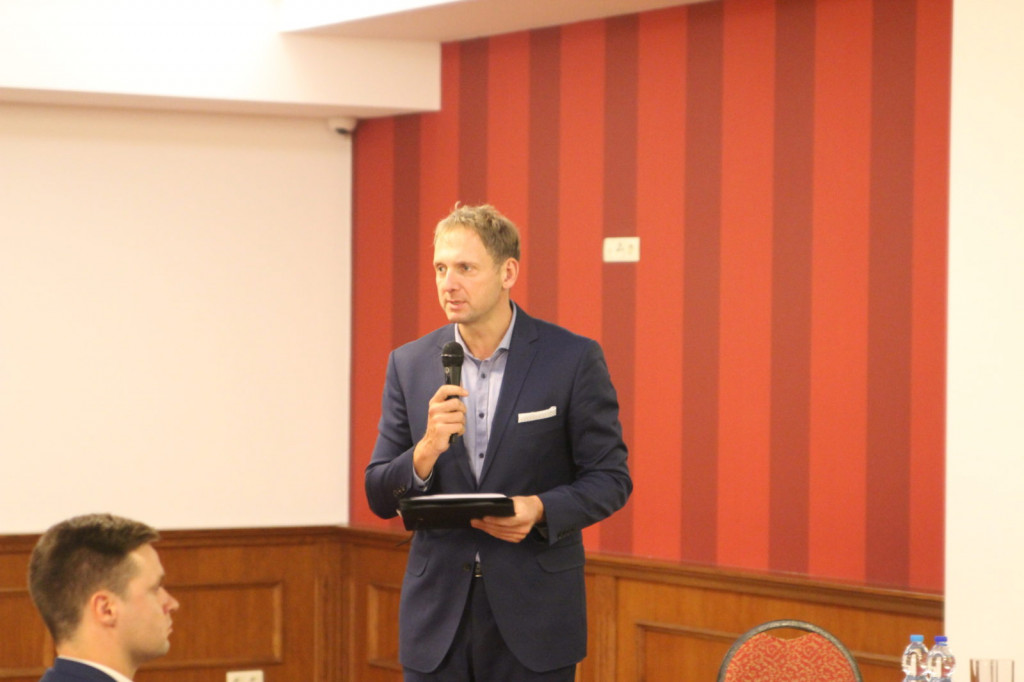 Zamość: Zbigniew Chołyk i Piotr Kuśmierzak na spotkaniu Biznes Lubelskie 2018